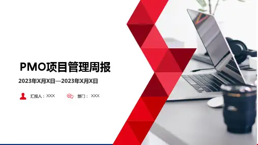 PMO项目管理进度周报模板