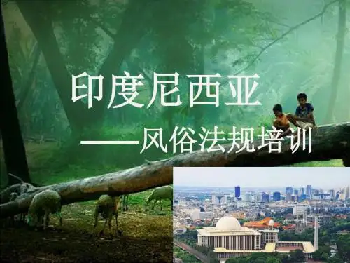 印度尼西亚风俗法规培训