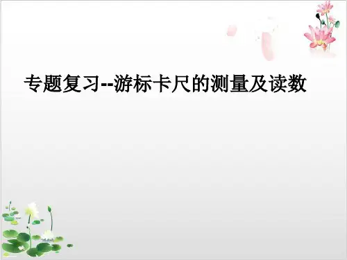 高考专题复习-游标卡尺的测量及读数-ppt精品课件