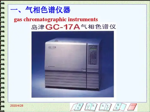 气相色谱分析法15页PPT