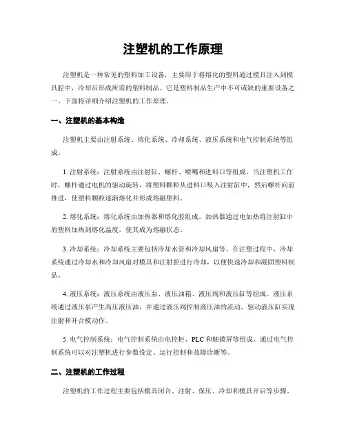 注塑机的工作原理