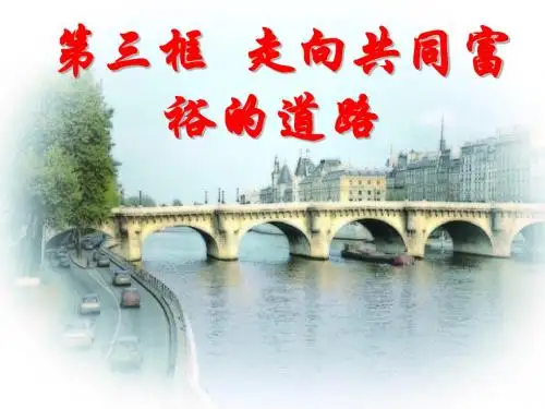 走向共同富裕的道路2.ppt