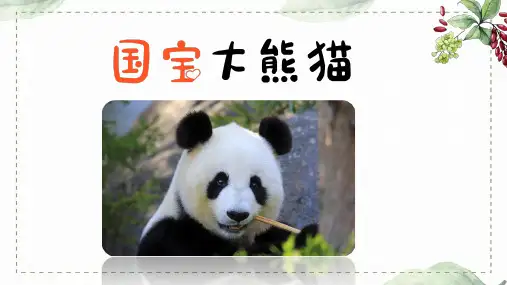 部编版语文三年级下册第七单元 习作： 国宝大熊猫  课件(共35张PPT)