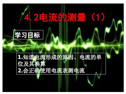 电流的测量PPT课件(初中科学)
