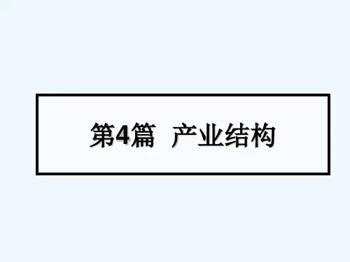 产业结构 PPT