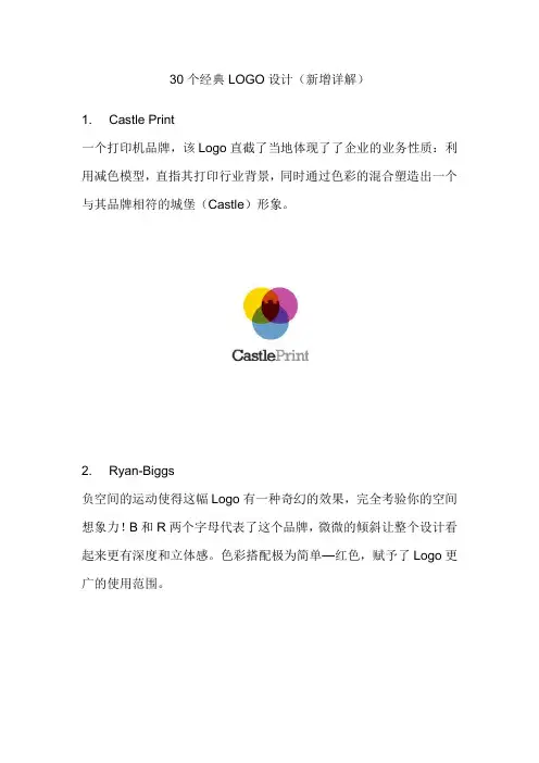 30个经典LOGO设计