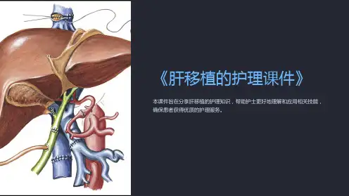 《肝移植的护理课件》