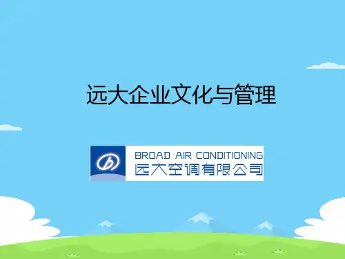 远大企业文化与管理方案概述(ppt 46页)