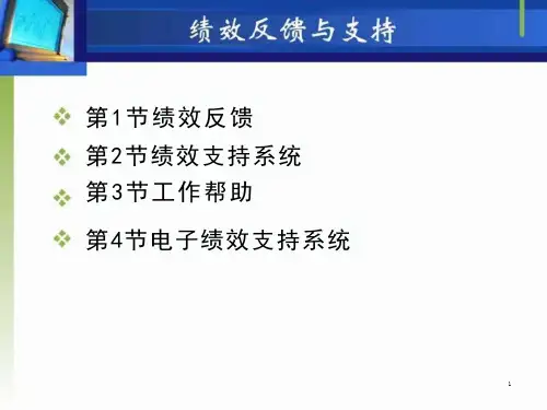 绩效管理 图文课件