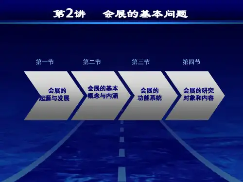 第2讲会展概论