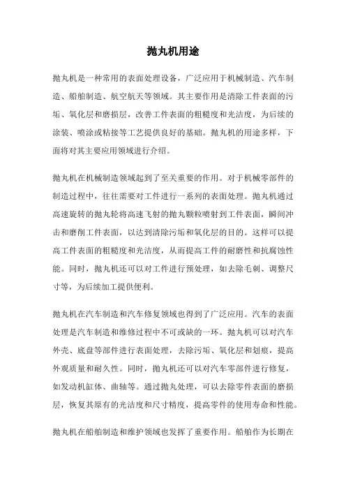 抛丸机用途