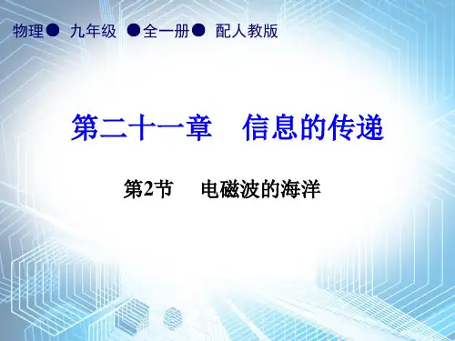 第21章第2节   电磁波的海洋—2020秋人教版九年级物理全一册内文课件 (共20张PPT)