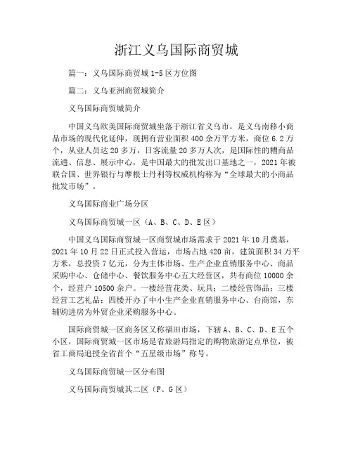 浙江义乌国际商贸城