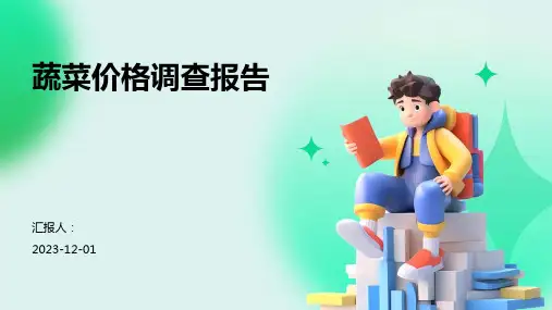 蔬菜价格调查报告