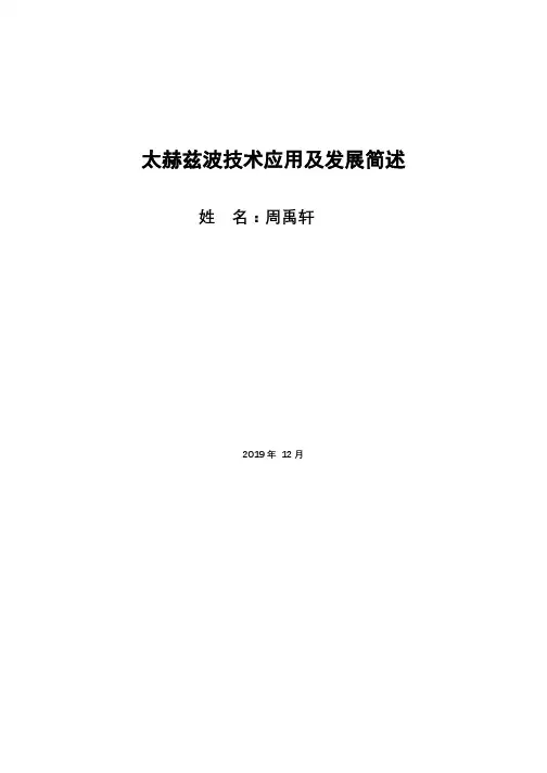 太赫兹技术综述