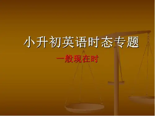 一般现在时-专题讲解课件.ppt