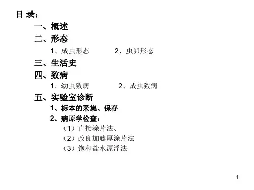 蛔虫实验室检测