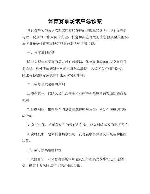 体育赛事场馆应急预案