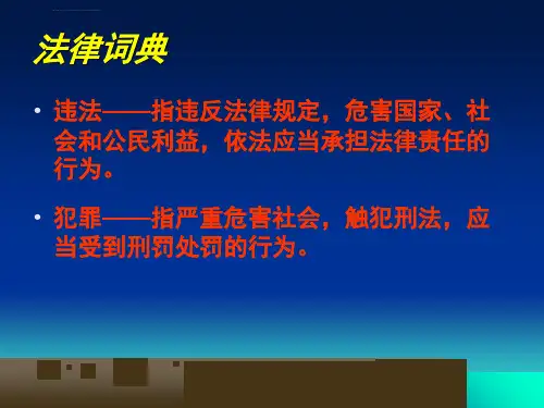 做遵纪守法的好少年ppt课件