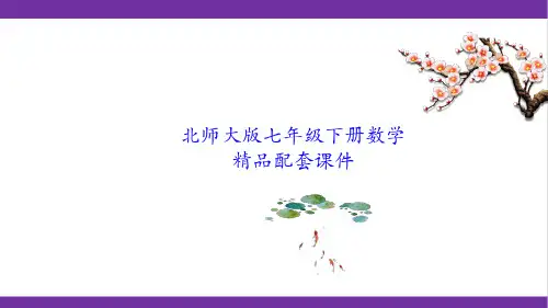 北师大版七年级下册数学期末全册单元重点题型复习
