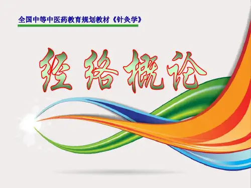 针灸学-经络概论 PPT课件