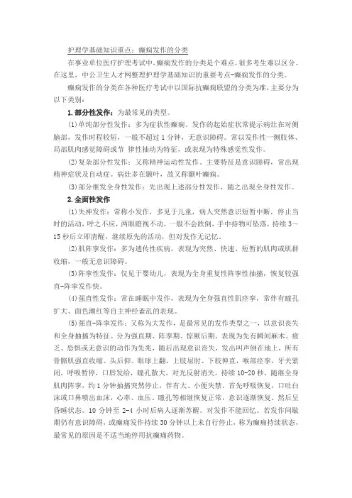 护理知识点