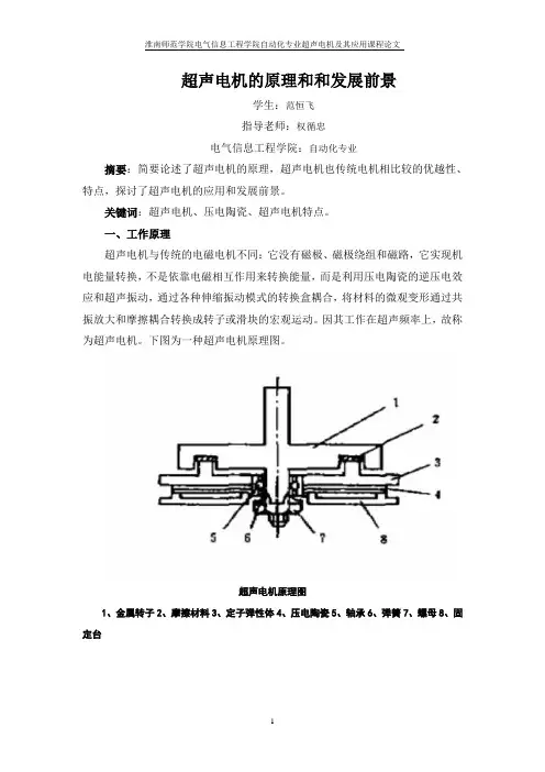 超声电机论文