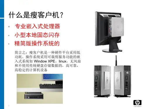 什么是瘦客户机.