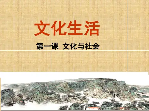 体味文化课件