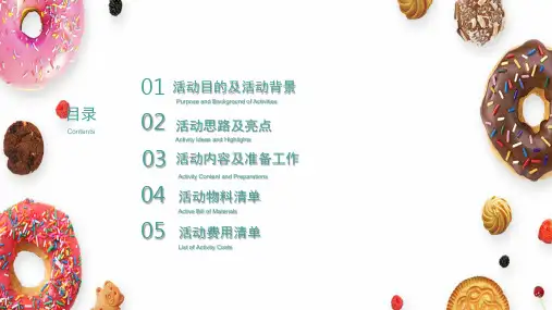 自己动手DIY饼干活动策划方案PPT专题演示