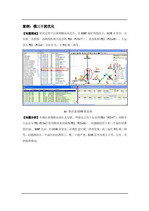 lte模三干扰优化案例
