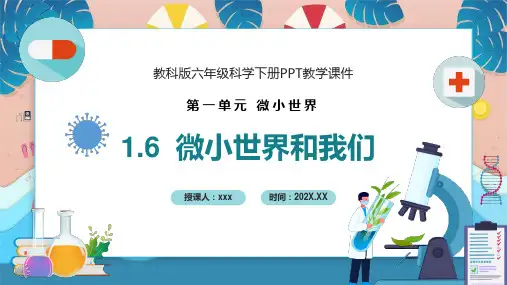 教科版六年级科学下册第一单元《微小世界-微小世界和我们》PPT教学课件