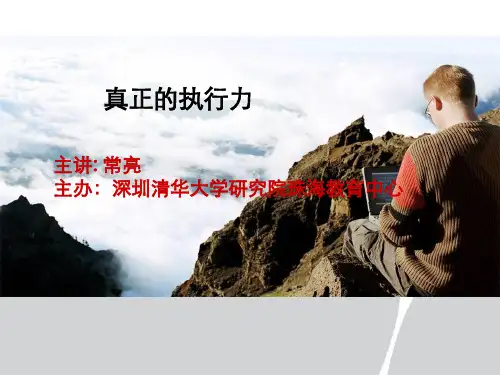 如何成为e时代的成功者经典讲义之三十二卓越执行的灵