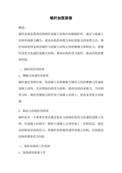 锚杆加固原理