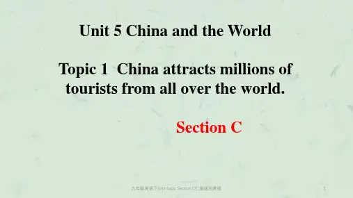 九年级英语下Unit topic Section C仁爱版完美版课件