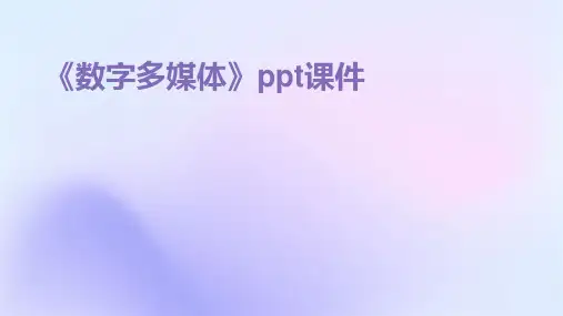 《数字多媒体》课件