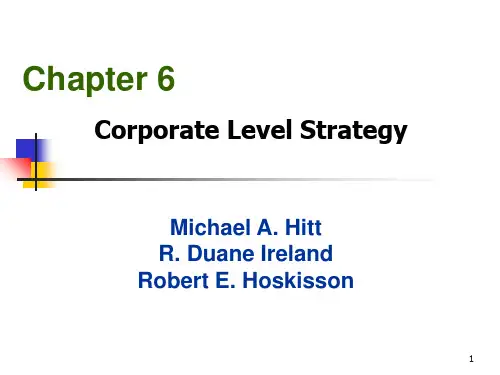 国际战略管理 Corporate-Level Strategy