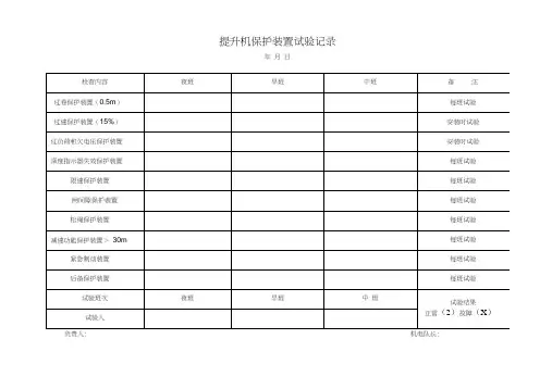 《矿建各种表格》