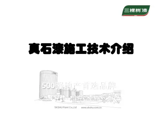 三棵树真石漆技术交底技术交底
