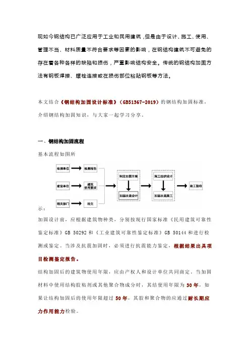 钢结构建筑进行加固设计的流程和常用方法