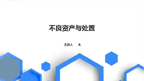 不良资产与处置PPT演示课件