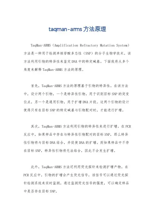 taqman-arms方法原理