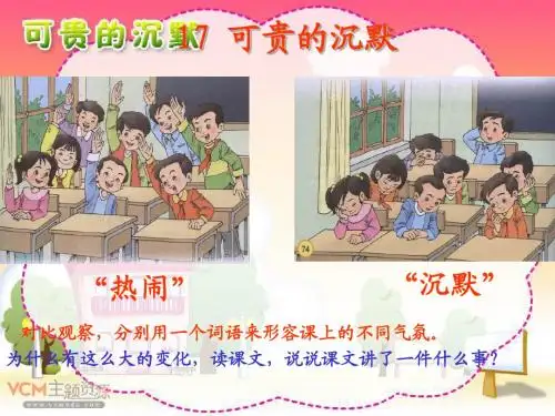 第17课《可贵的沉默》课件ppt