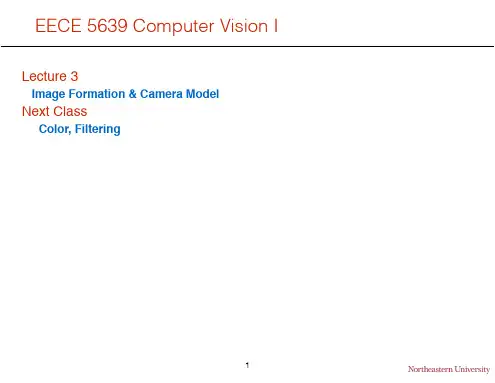 Class03computer vision 计算机视觉