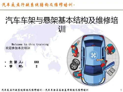 汽车底盘行驶系统结构及维修培训-汽车车架与悬架基本结构及维修培训
