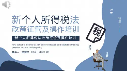 新个人所得税法ppt课件