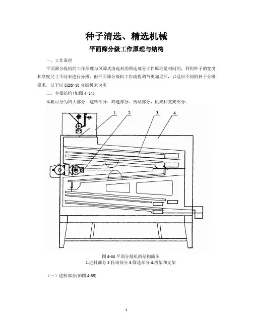 平面筛分级机的工作原理与结构.