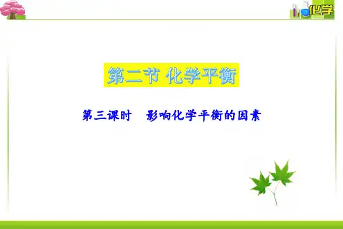 高二化学平衡课件(公开课)