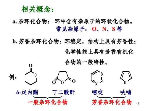 杂环化合物hPPT课件