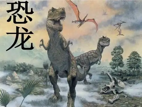 2019春新苏教版3三年级语文下册第18课《恐龙》公开课课件
